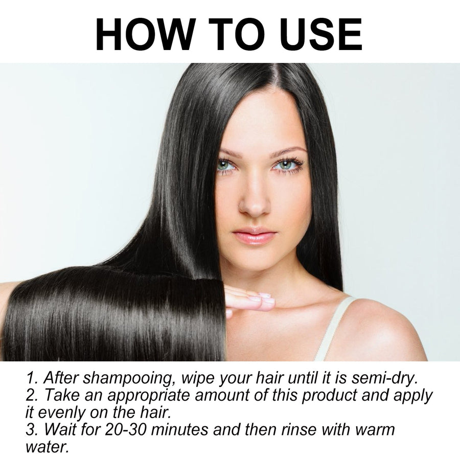 Straightening Hair Cream for Smooth, Sleek Shiny Hair