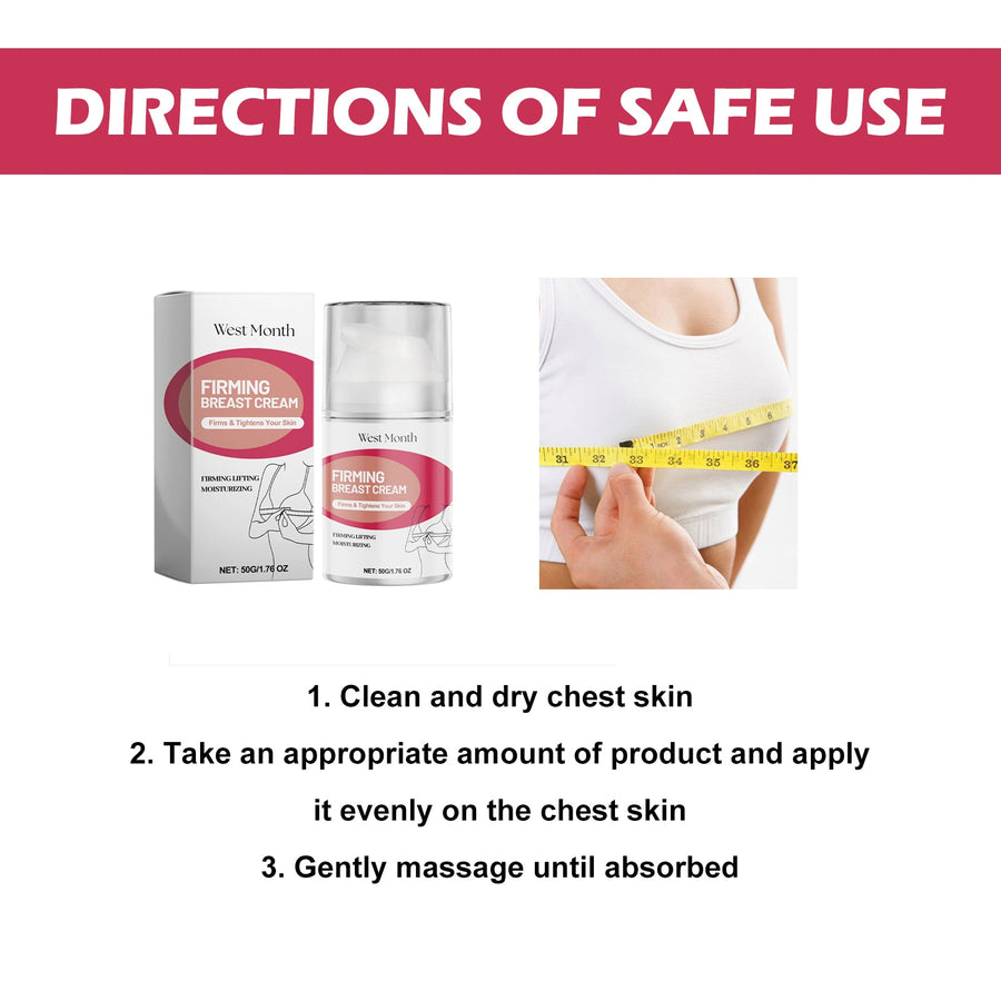 Breast Lift Cream for Firmer, Lifted Chest Contour