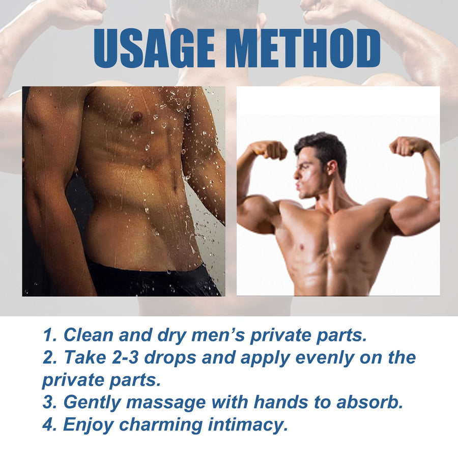 Men's Vitality Massage Oil — Boost Stamina & Drive Naturally