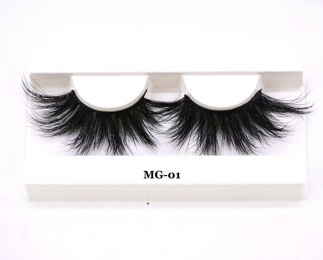 25mm 3D Mink False Eyelashes for Dramatic Volume