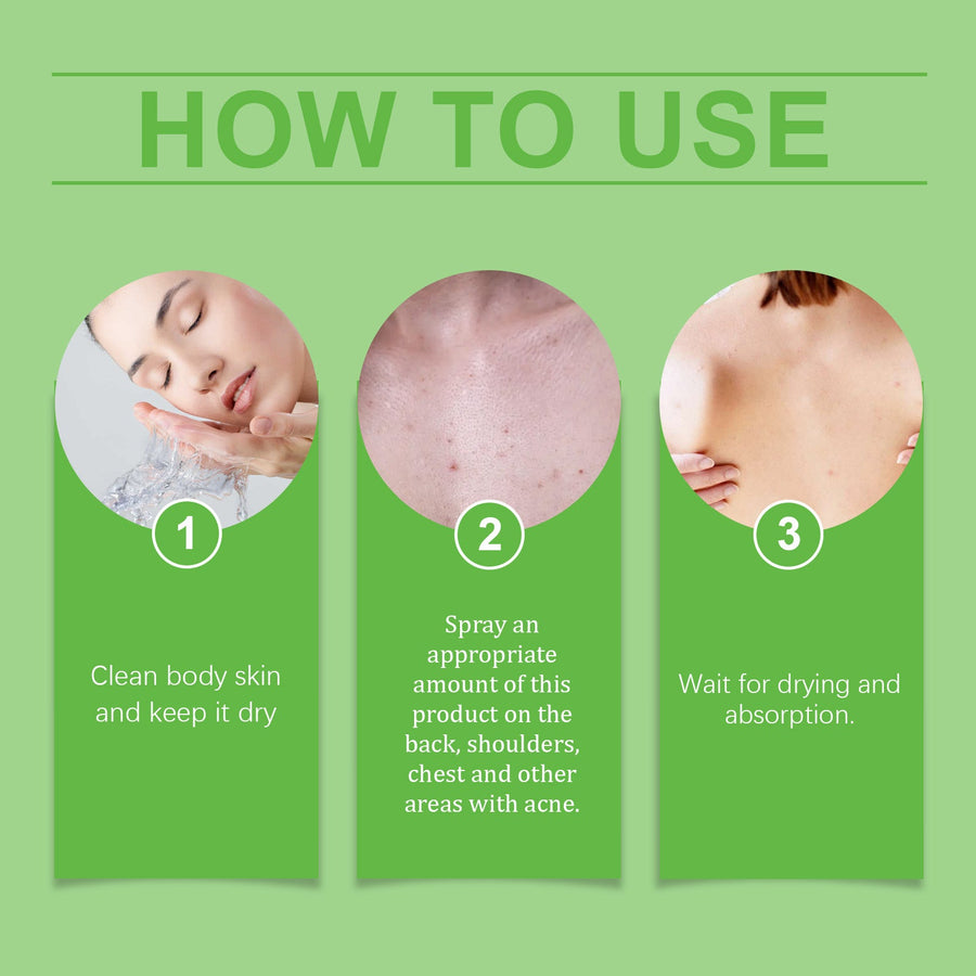 Salicylic Acid Body Acne Spray — Clear Back & Chest Breakouts