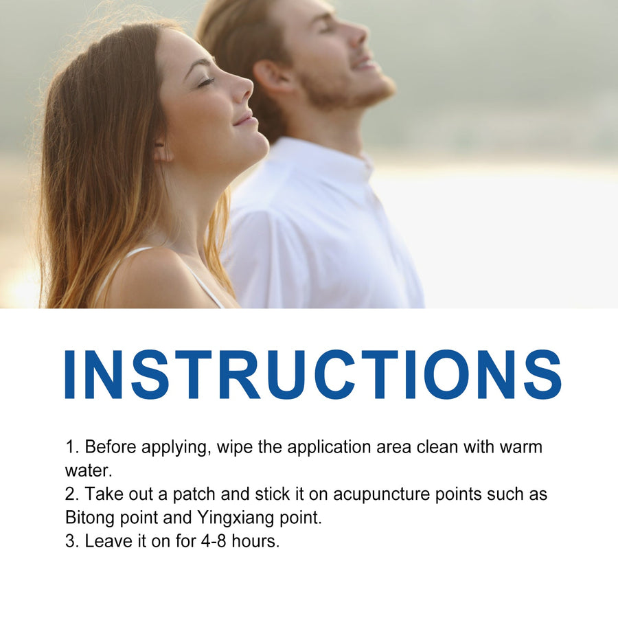 Nasal Breathing Patch — Acupoint Relief for Snoring