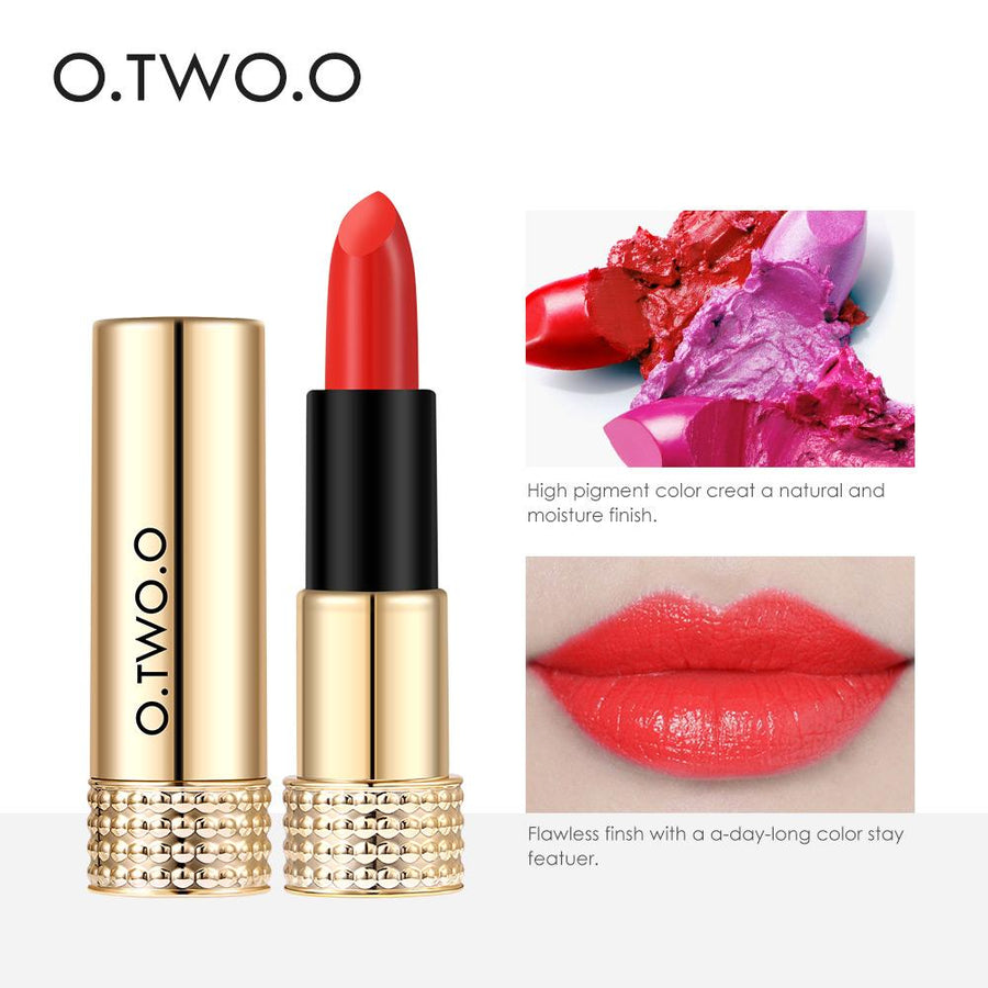 Matte Lipstick Set: 12 Easy-Wear Nude & Bold Shades