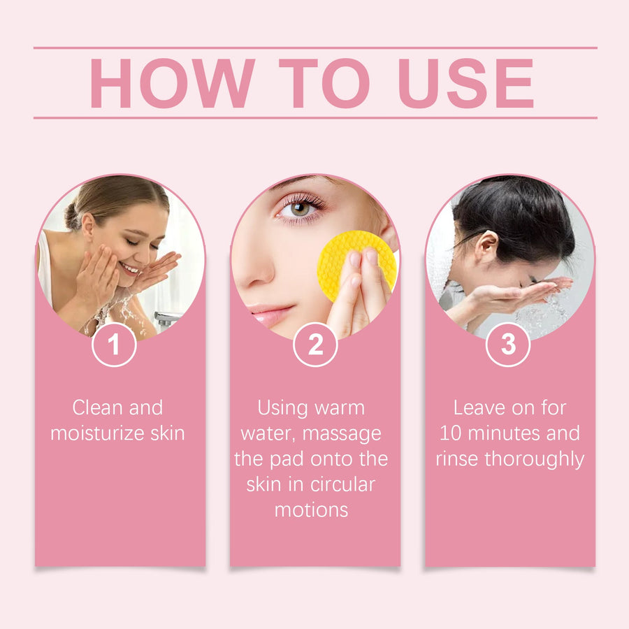 Turmeric Kojic Acid Cleansing Pads for Brighter Skin