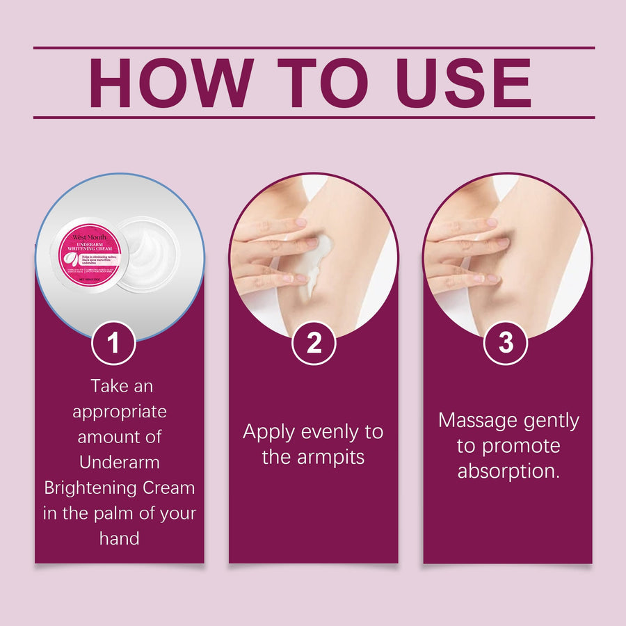 Underarm Brightening Cream for Dark Spots & Rashes