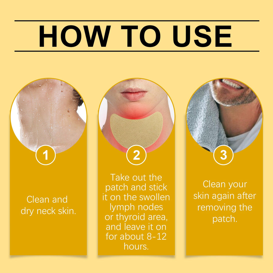 Bee Venom Lymph Detox Patch for Neck & Jawline