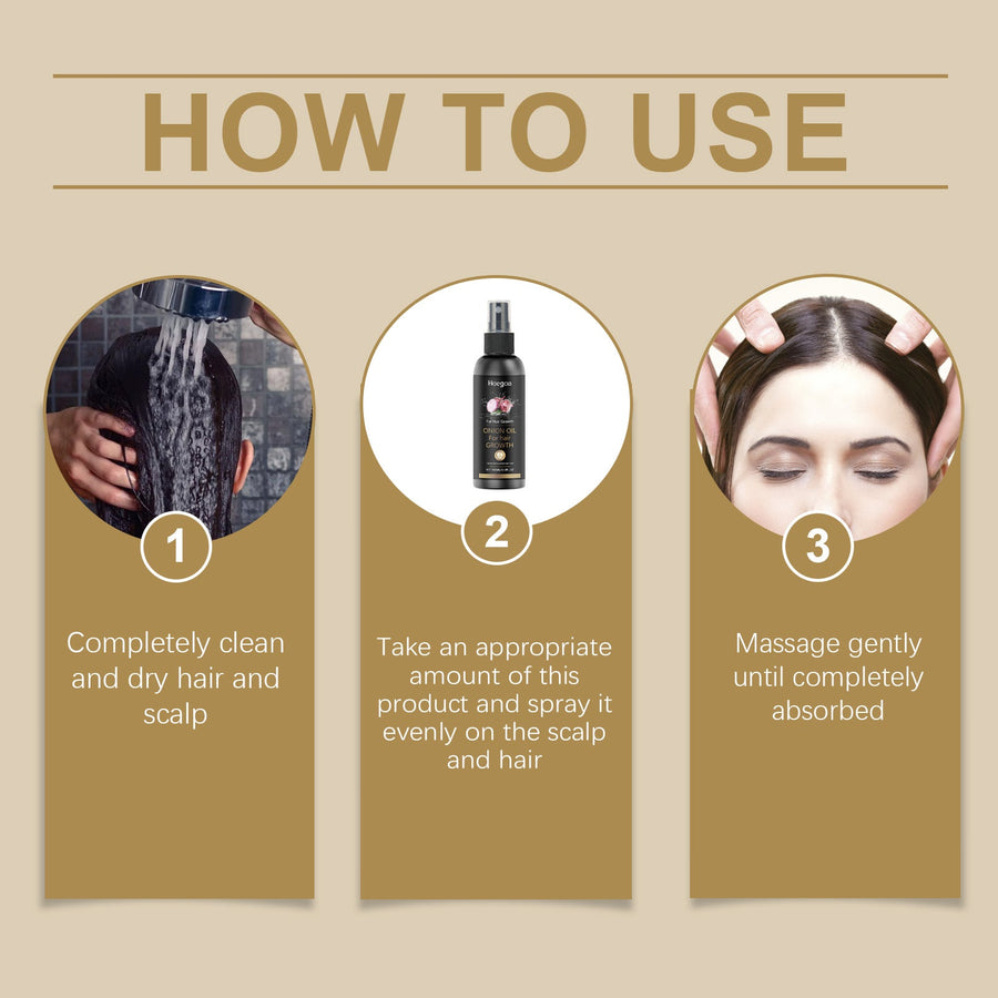 Onion Oil Hair Spray for Dry, Breakage-Prone, Weak Hair