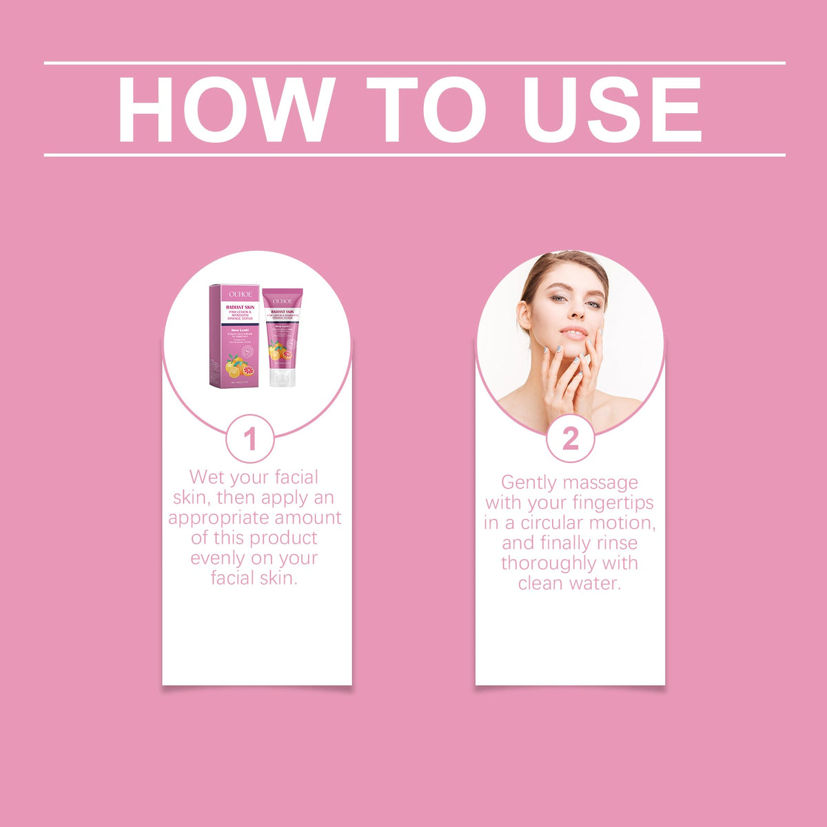 Brightening Face Scrub With Citrus Extracts For Dull Skin