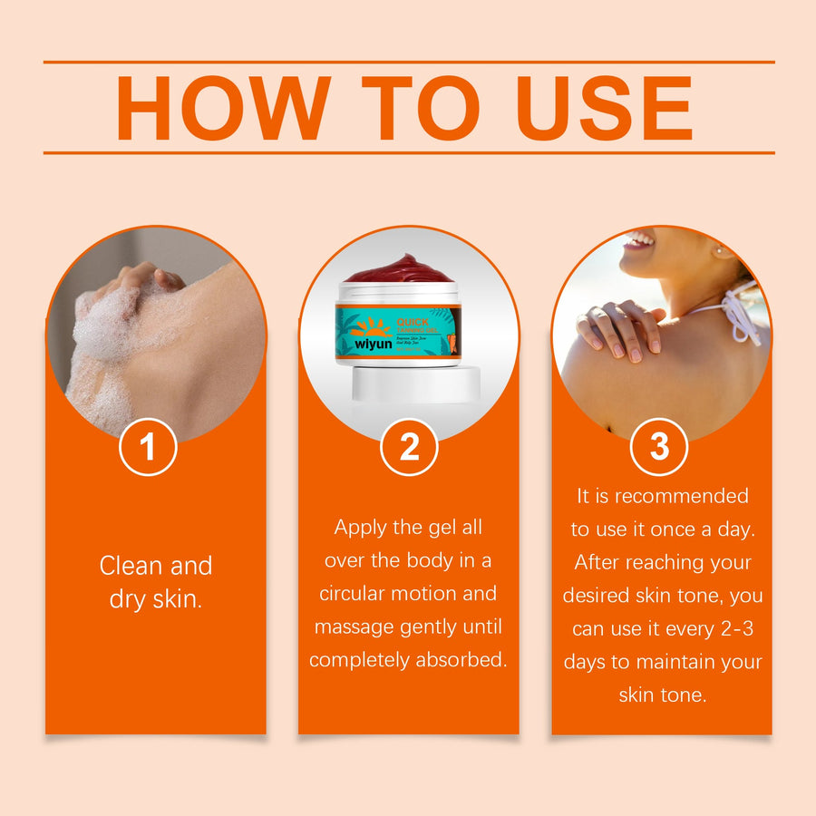 Quick Tanning Gel for Fast, Natural-Looking Glow