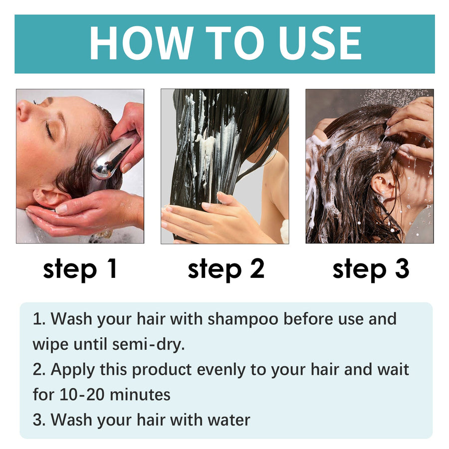 Protein Hair Smoothing Cream for Frizz & Damage Care