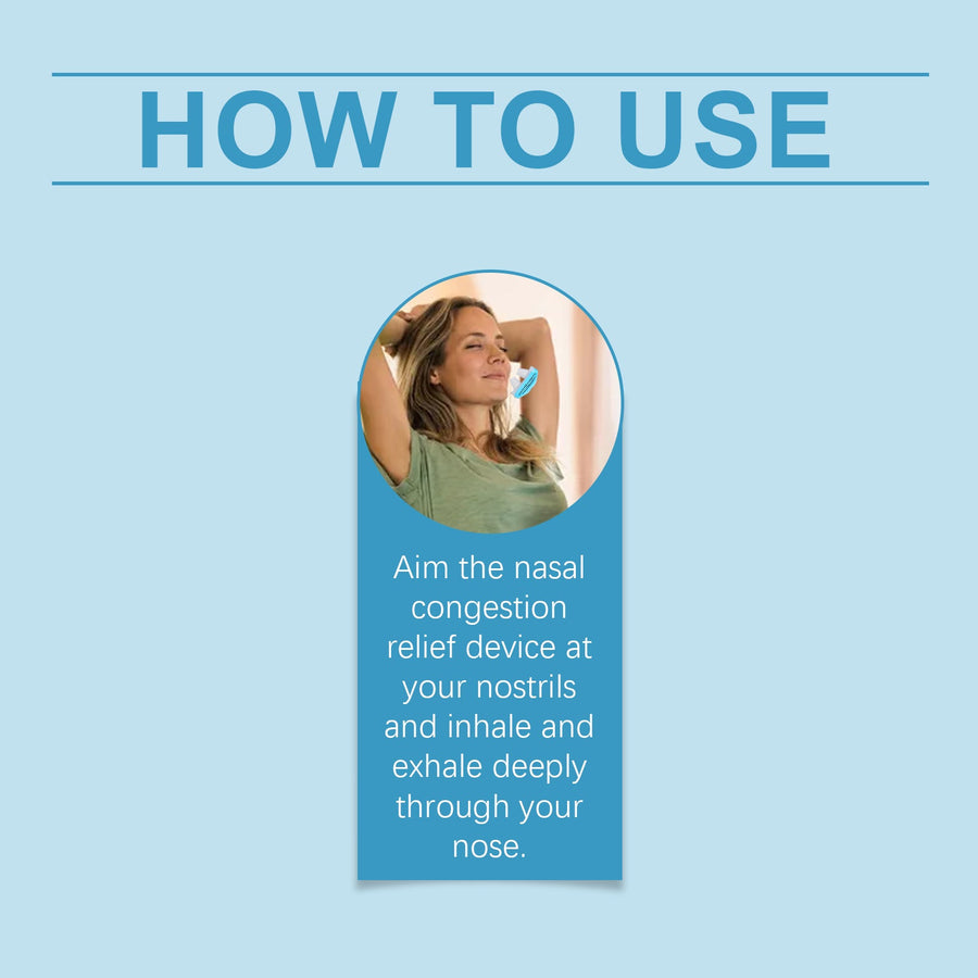 Nasal Breathing Device — Fast, Drug-Free Relief for Stuffy