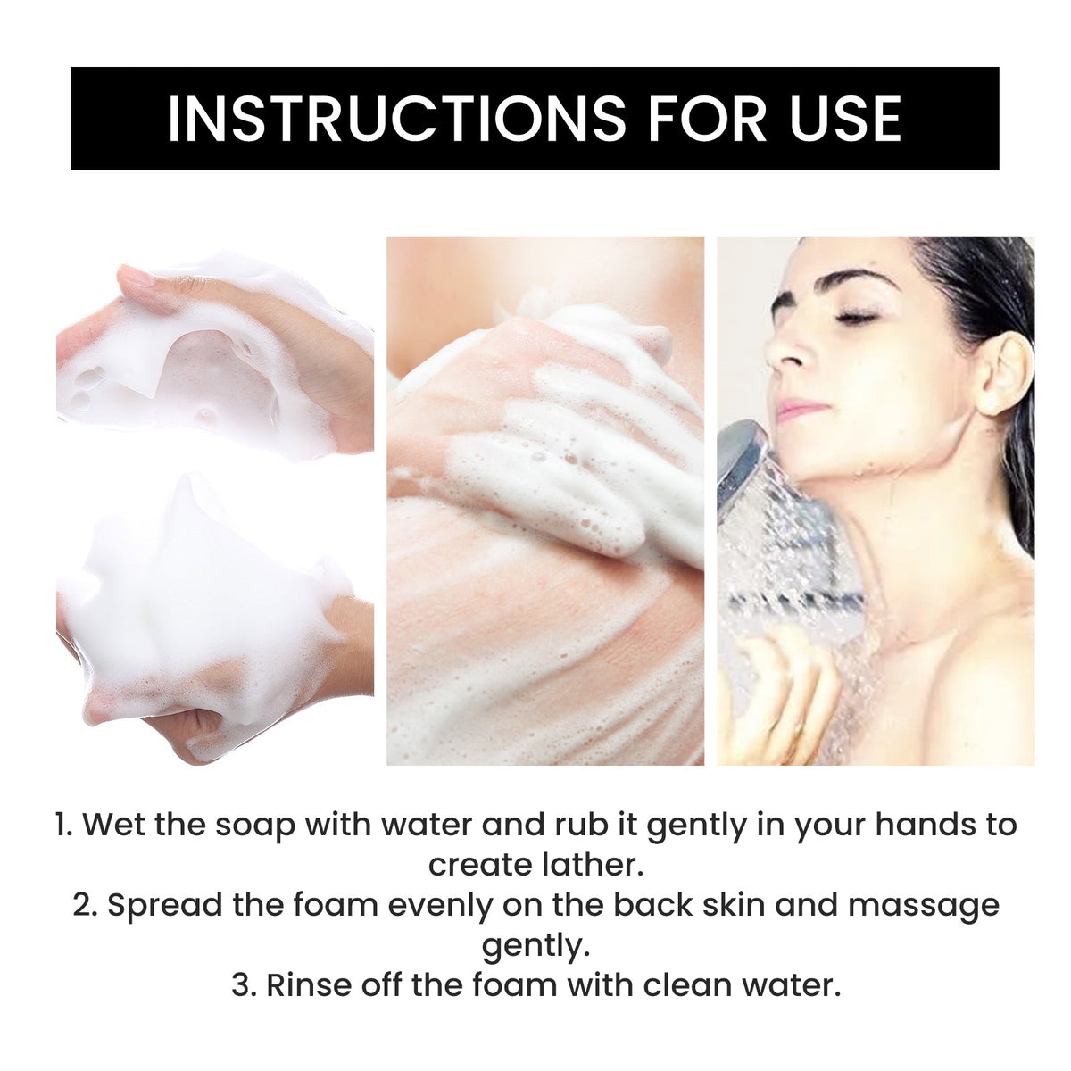 Carbon Clay Back Soap for Body Acne & Dark Spots