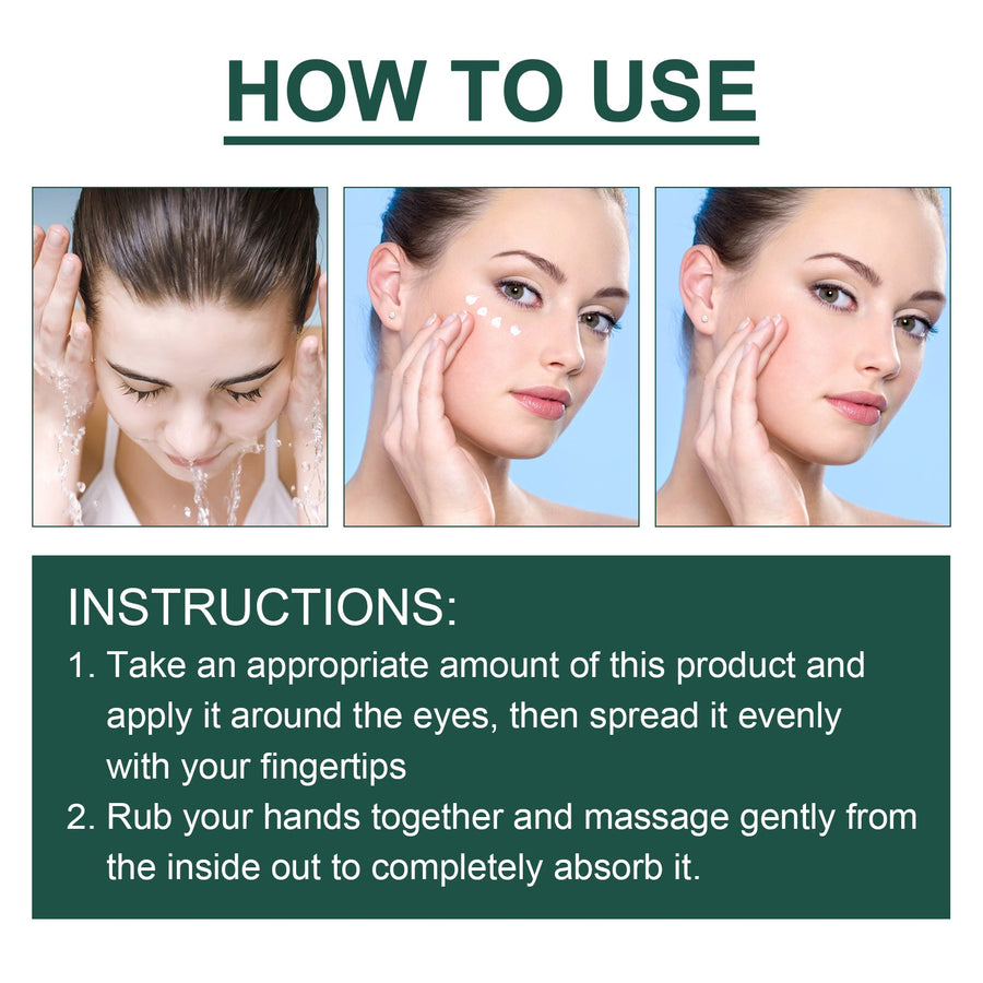 Cordyceps Ginseng Eye Cream for Dark Circles & Lines