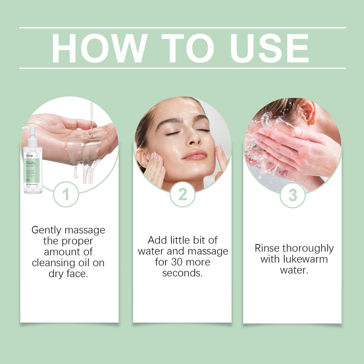 Cleansing Oil Facial Makeup Remover for Calm Skin