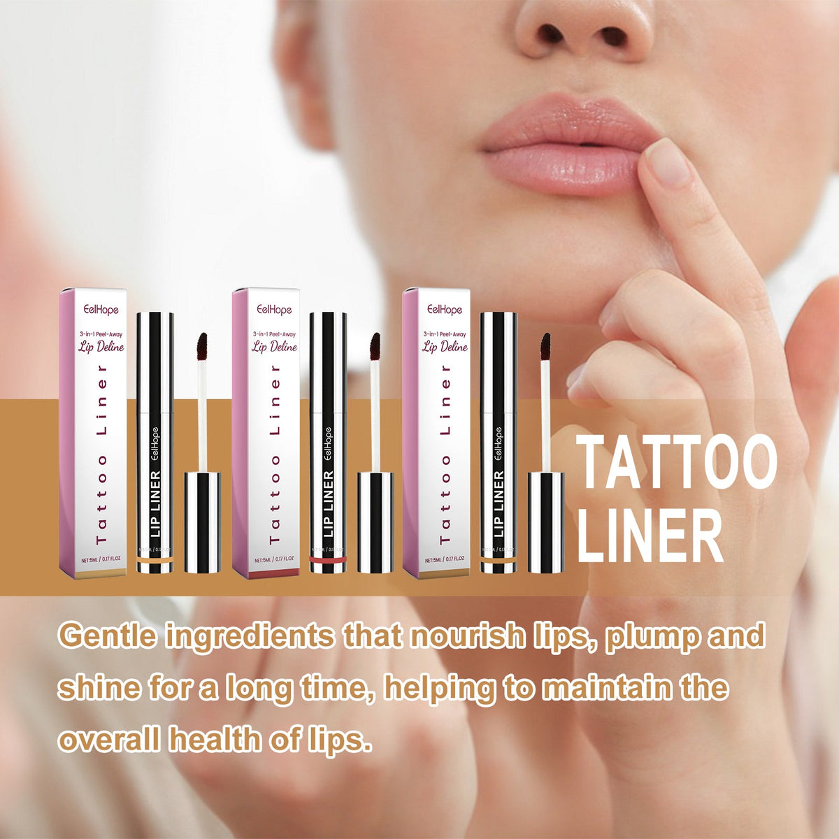 Peel-Away Lip Liner for Long-Lasting Lip Definition
