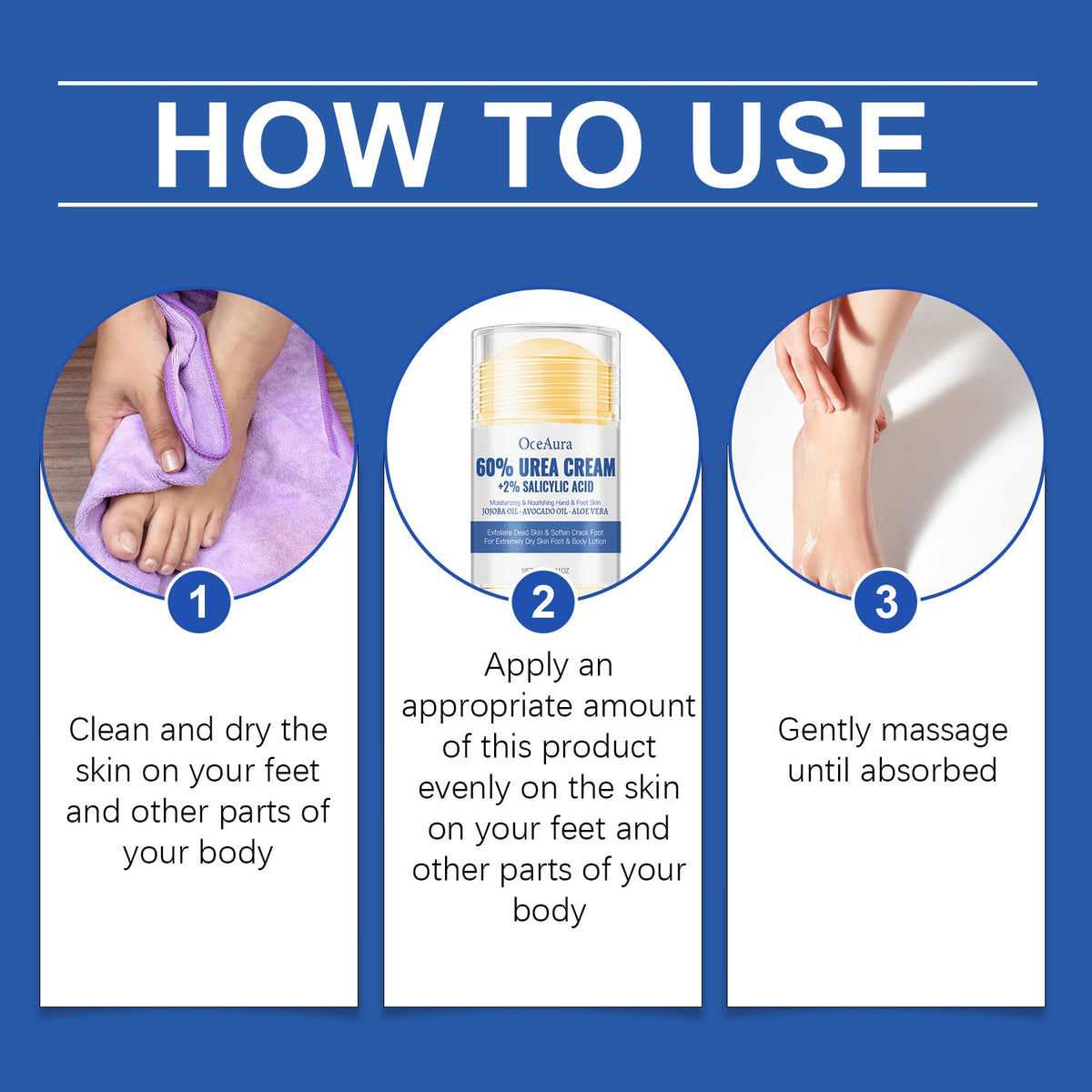 Urea Foot Cream for Cracked Heels & Dry Skin