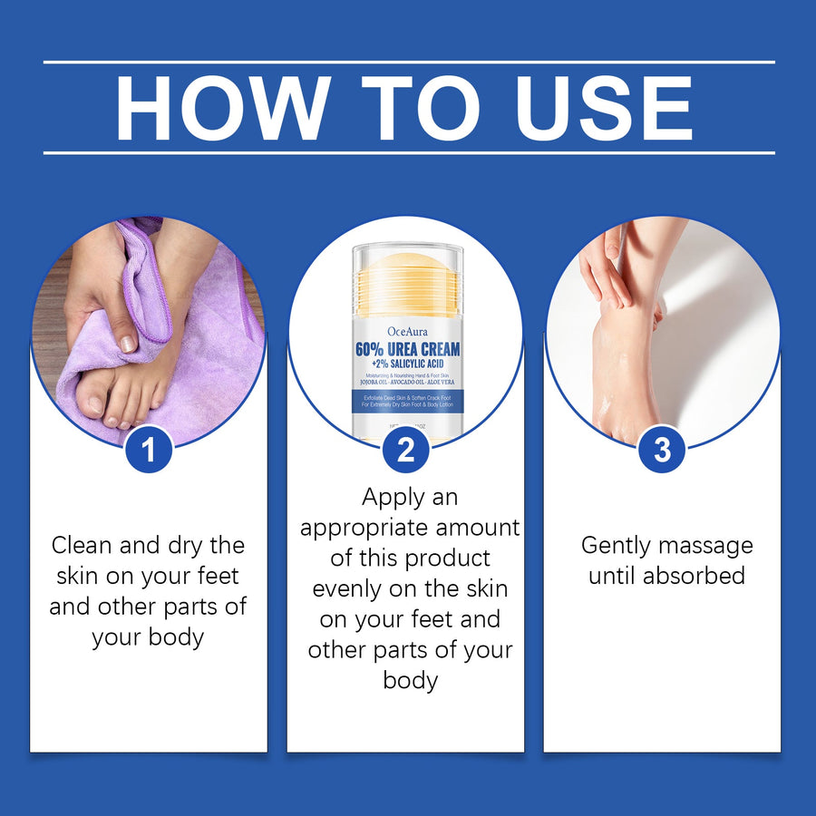 Urea Foot Cream for Cracked Heels & Dry Skin