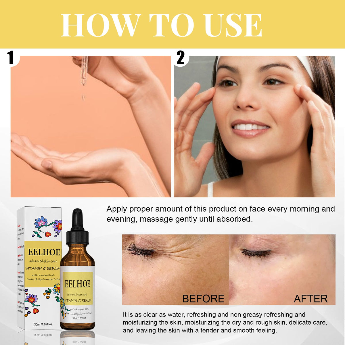 Vitamin C Serum for Fine Lines & Sagging Skin