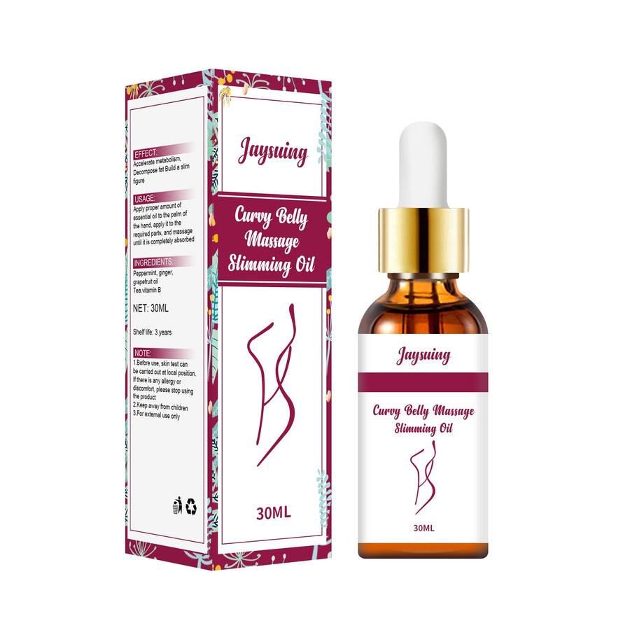 Body Massage Oil for a Slimmer-Looking Belly & Thighs