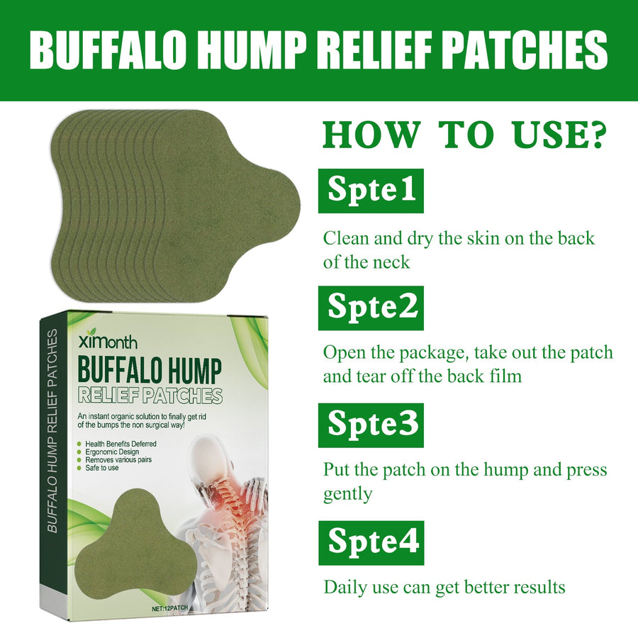 Buffalo Hump Relief Patches — Non-Surgical Spine & Neck