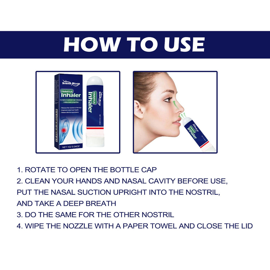 Tinnitus Relief Nasal Inhaler — Ear Ringing & Infection Solution