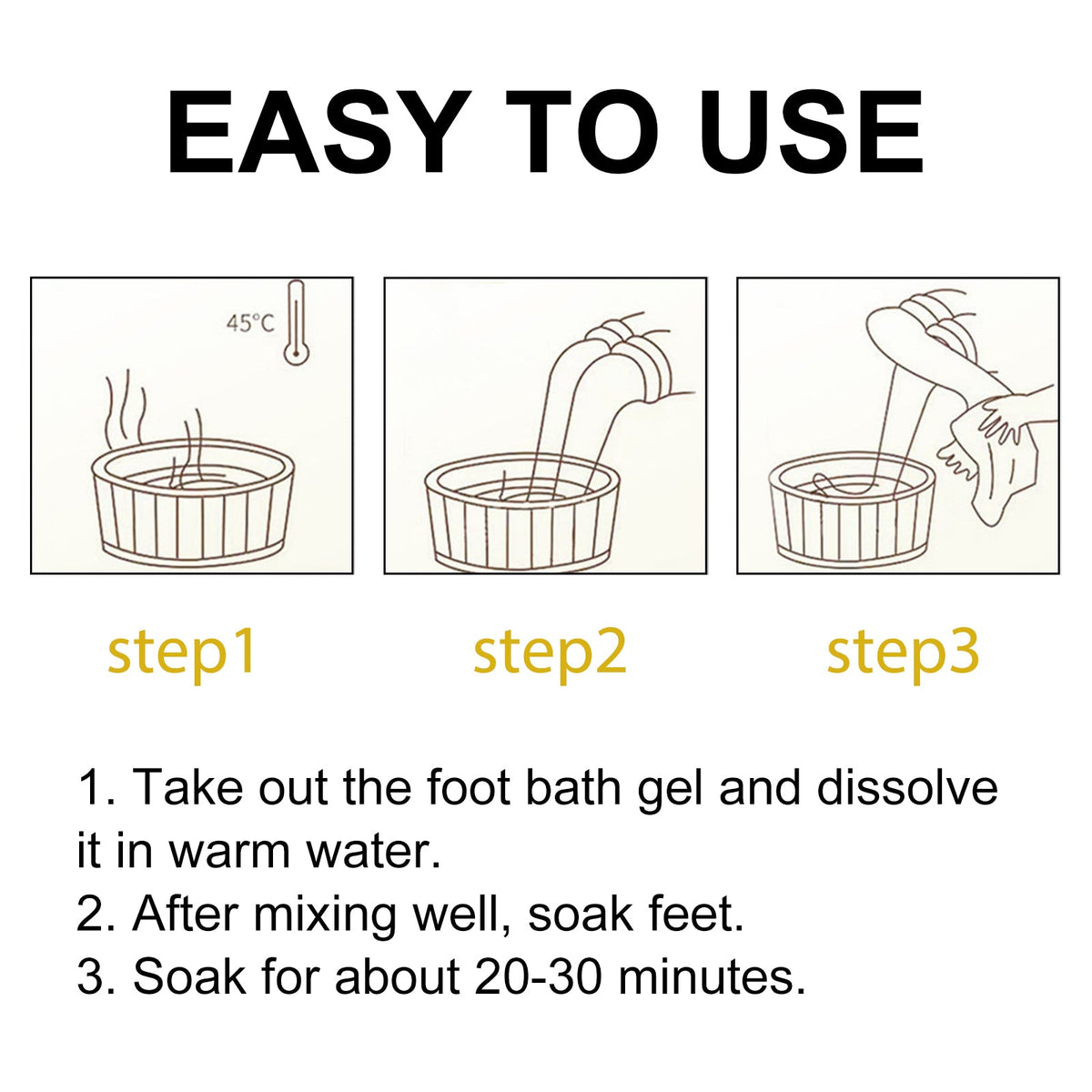 Bee Venom Foot Soak Gel - Slimming & Circulation Boost