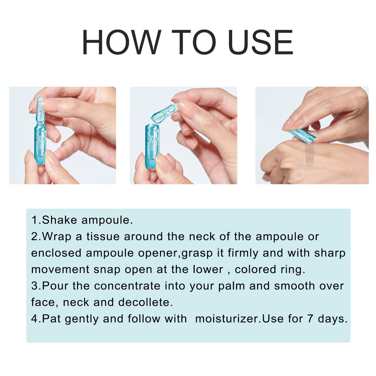 Anti-Wrinkle Ampoule Serum With Tri-Hyaluronic Acid