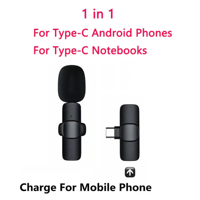 Buttonhole Wireless Lavalier Mic — Crystal‑Clear Audio Up