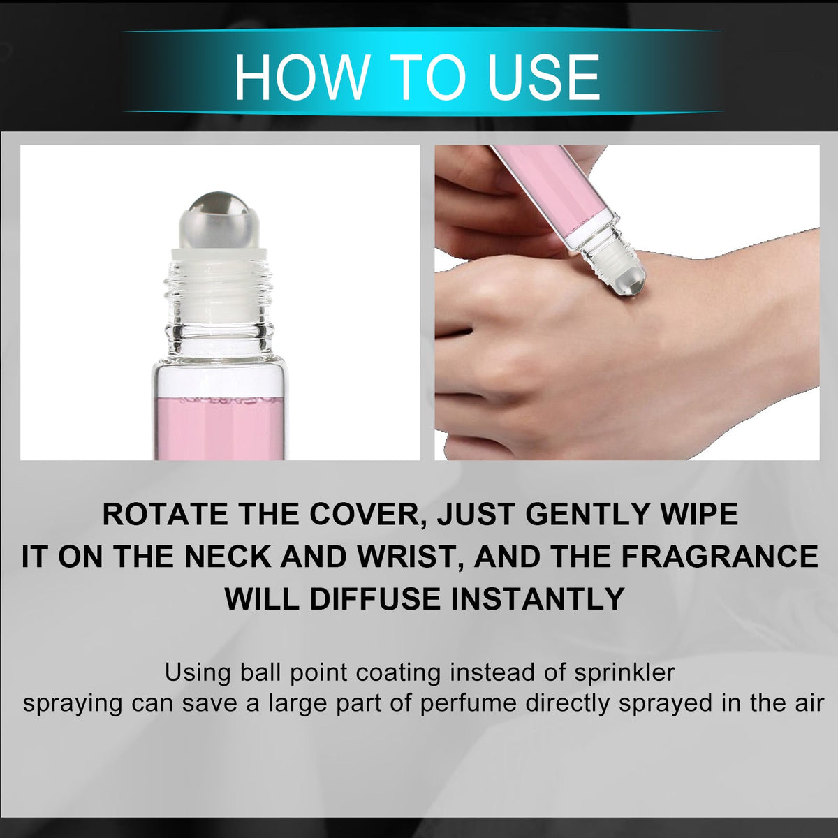 Pheromone Roll-On Perfume for Portable Daily Confidence