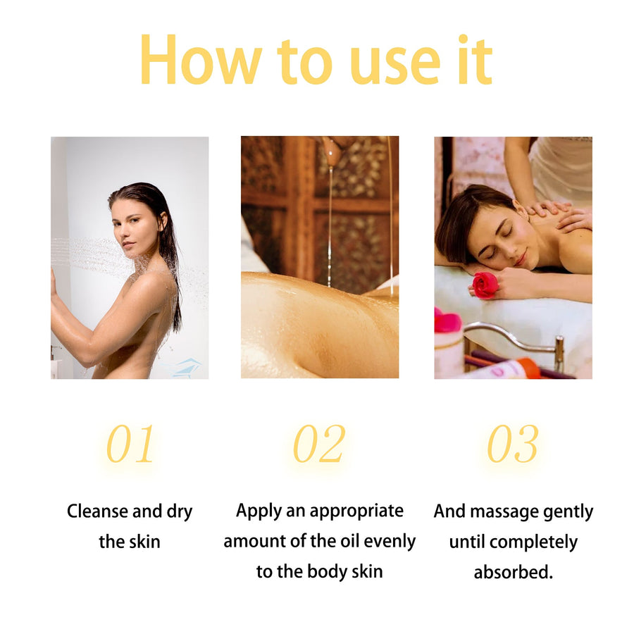 Handcrafted Firming Body Oil for Slimming Massage & Glow