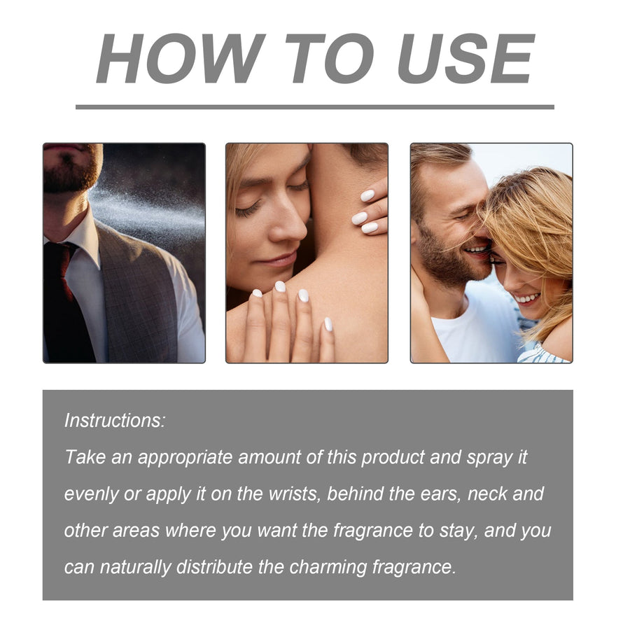 Men's Travel Fragrance Spray for Fresh Daily Confidence