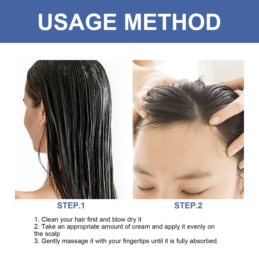 Hair Growth Scalp Cream for Fuller-Looking, Softer Hair