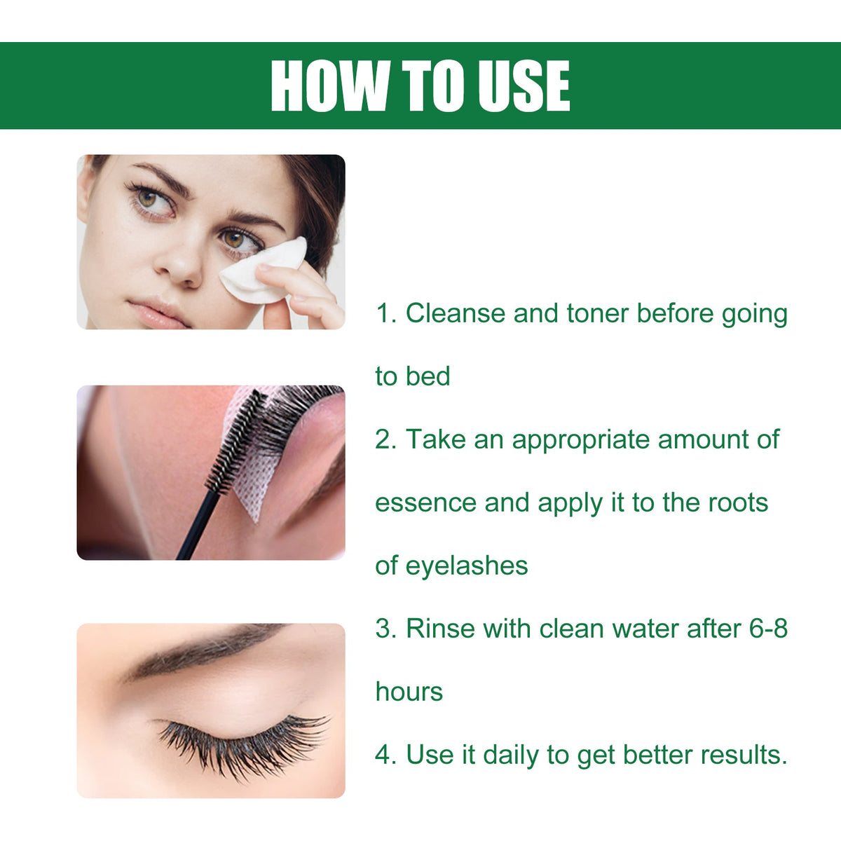 Eyelash Serum for Fuller, Longer-Looking Natural Lashes