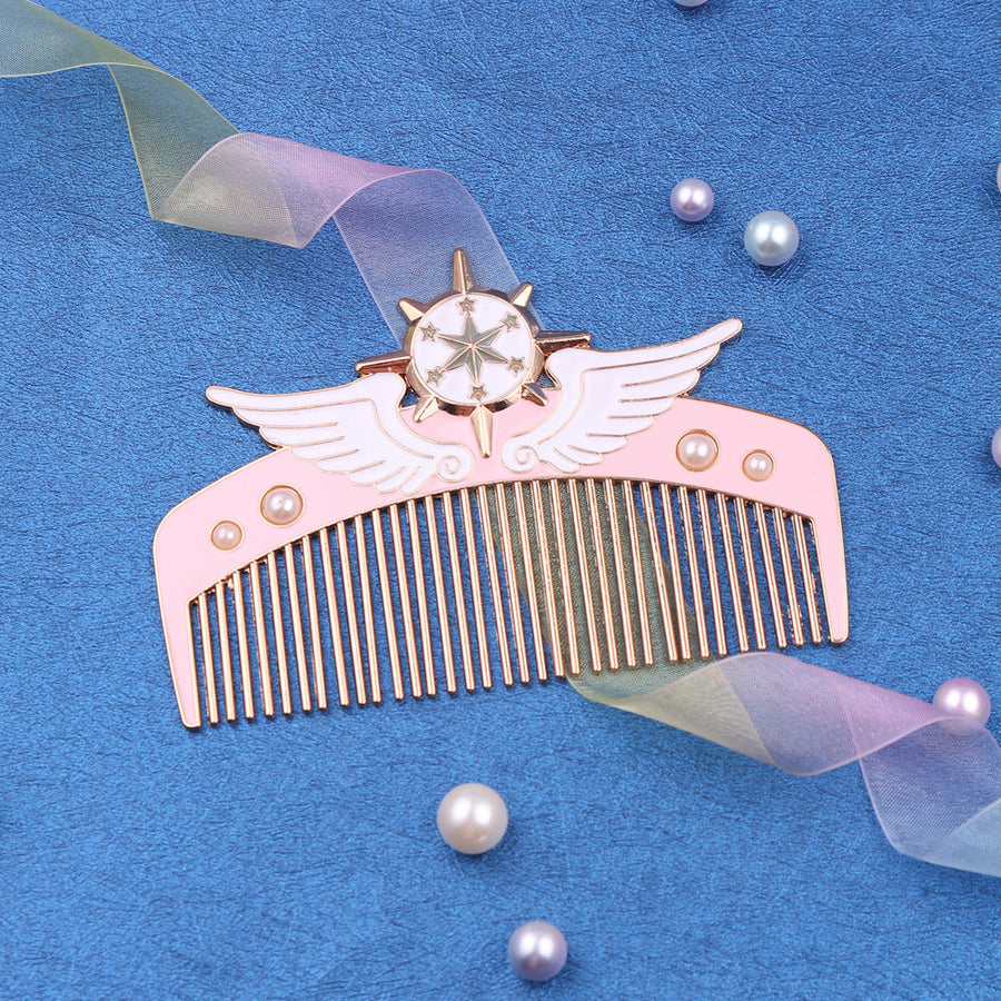 Decorative Hair Comb with Angel Wings — Cute Valentine’s
