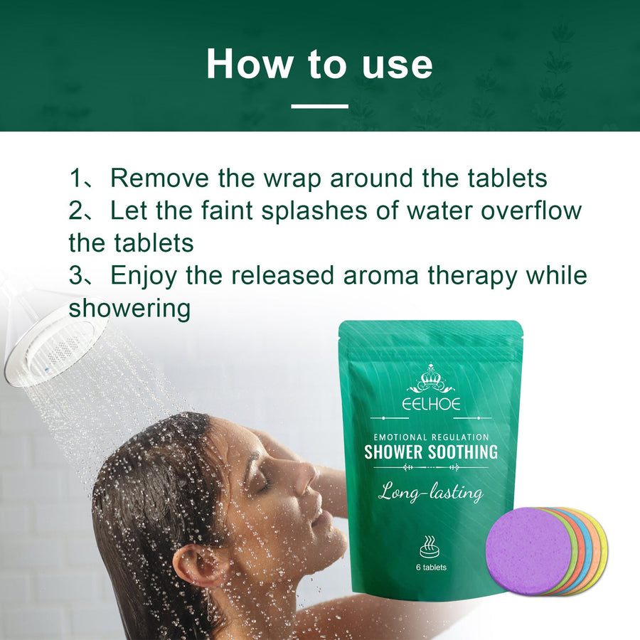 Aromatherapy Shower Tablets for Stress Relief and Calm