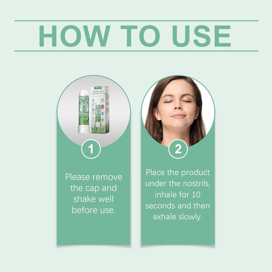 Portable Herbal Nasal Inhaler for Fast Sinus Relief