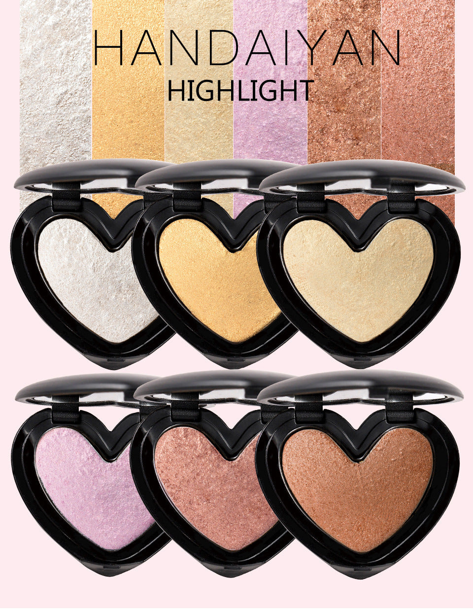 Dual-Use Highlighting Powder for Face and Eye Makeup