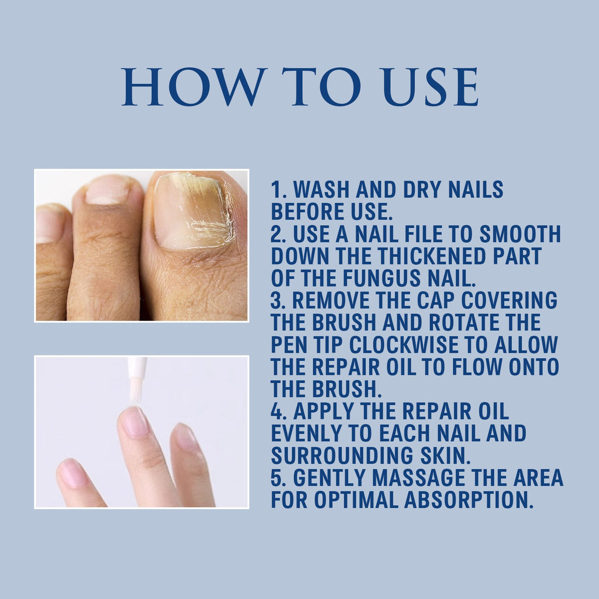 Biological Repair Pencil for Damaged & Discolored Nails
