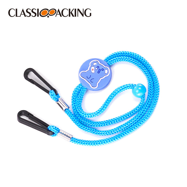 Cute Cartoon Mask Lanyards — 3-Pack Adjustable Neck Strap