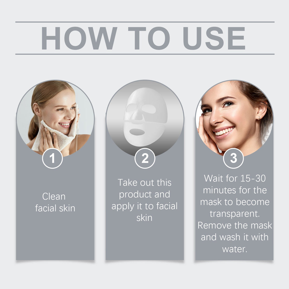 Bio-Collagen Hydrogel Mask for Firm, Dewy Skin