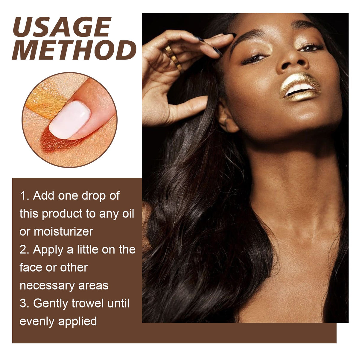 Bronze Glow Self-Tanning Drops for Face and Body
