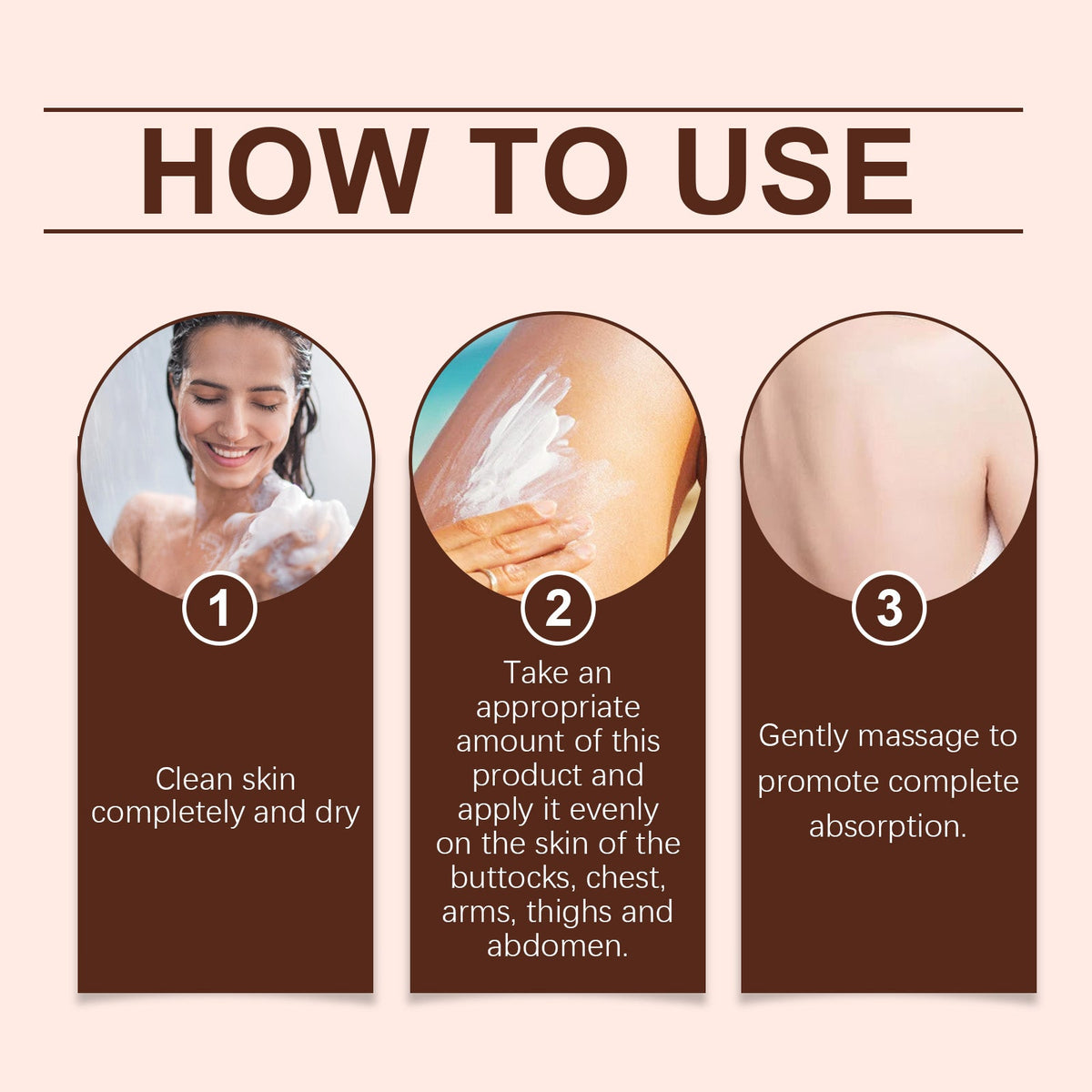 Coconut Body Firming Cream for Bum, Bust & Belly