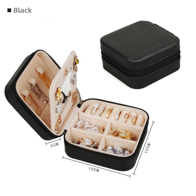 Travel Leather Jewelry Box — Tangle-Free Organization
