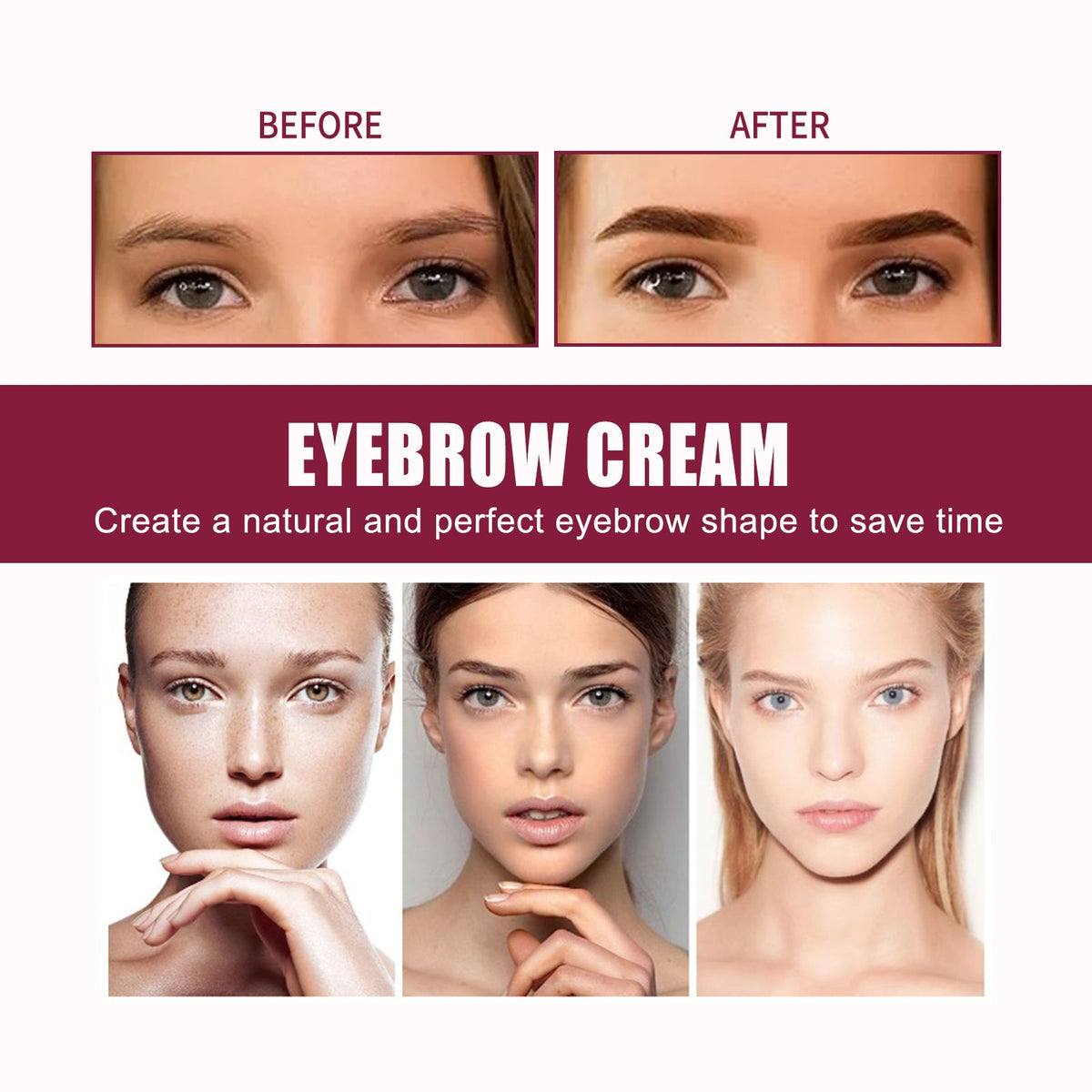 Eyebrow Cream Set — Natural-Looking Brow Definition