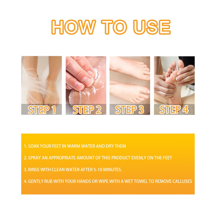Foot Callus Spray — Smoother, Healthier Heels in One