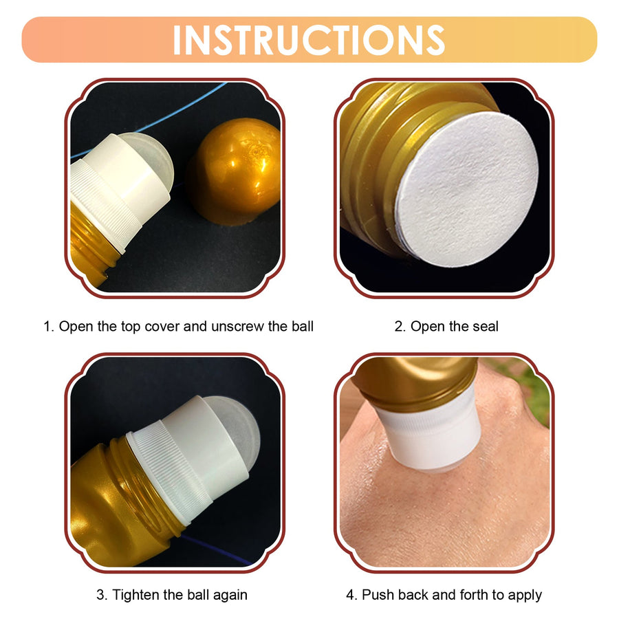 Worm Wood Massage Roller — Smoke-Free Moxibustion for Neck