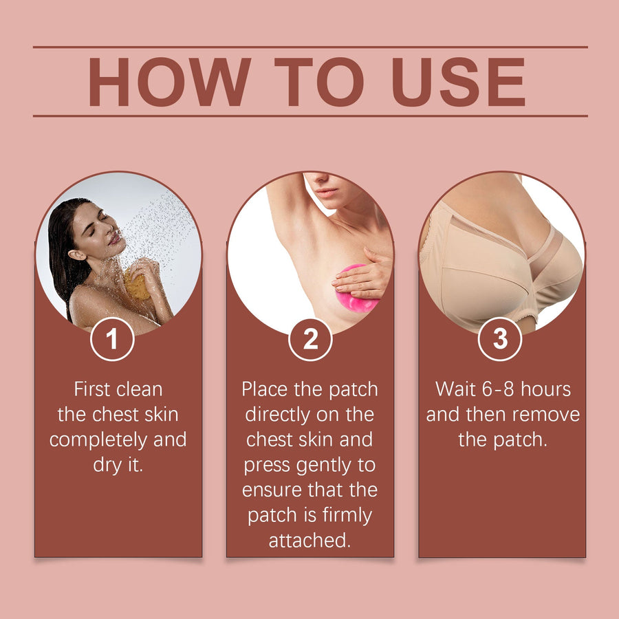 Oceaura Chest Firming Gel Patches for Skin Elasticity