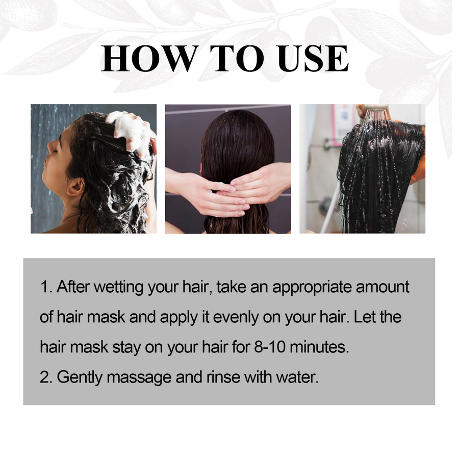Collagen Hair Mask for Dry, Frizzy Hair & Smooth Shine