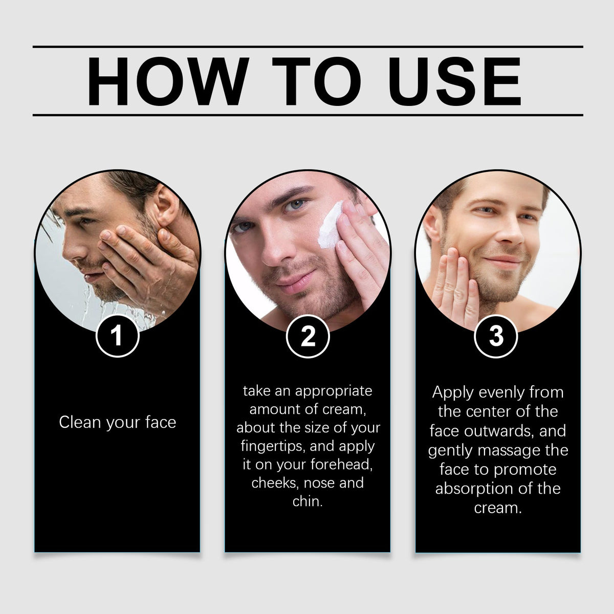 Nourishing Face Cream for Men with Olive Oil & Aloe Vera
