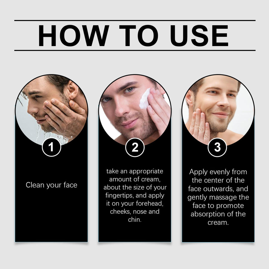 Nourishing Face Cream for Men with Olive Oil & Aloe Vera